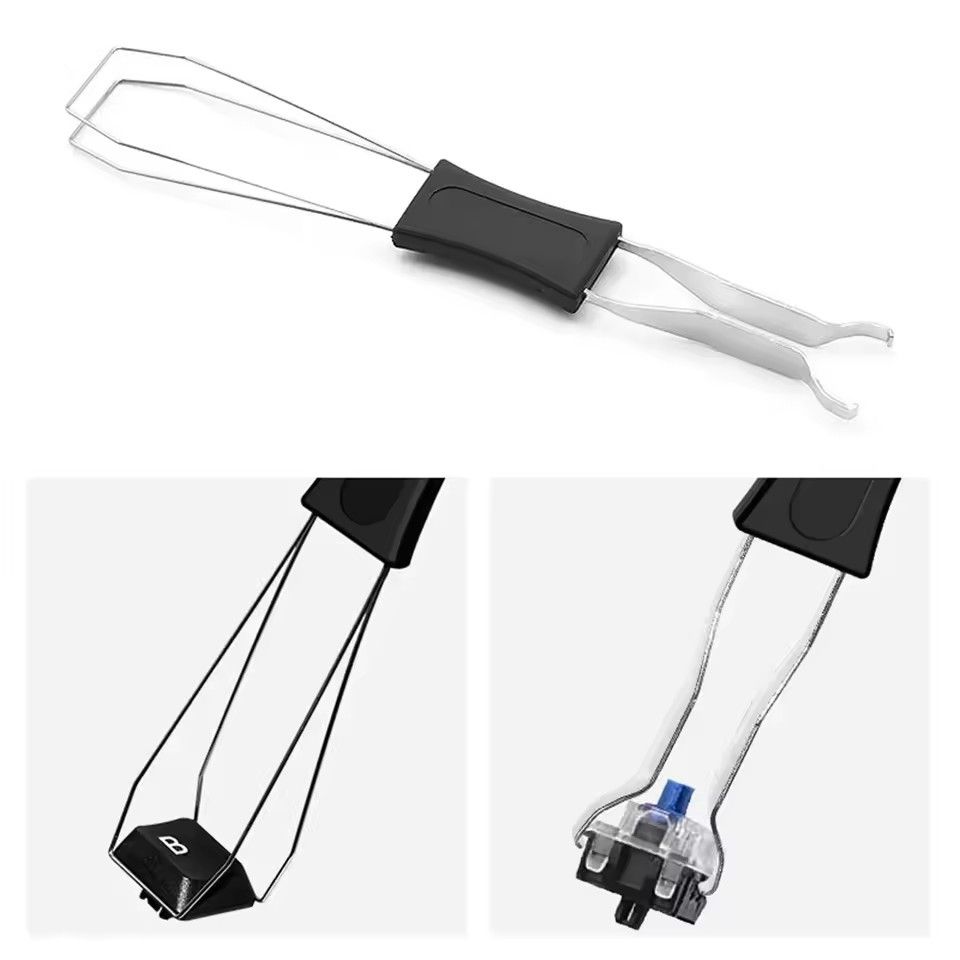 1PC2 In 1 Multi-Purpose Mechanical Keyboard Key Cap Puller Universal Keycap Shaft Remover Button Extractor Keyboards Accessories