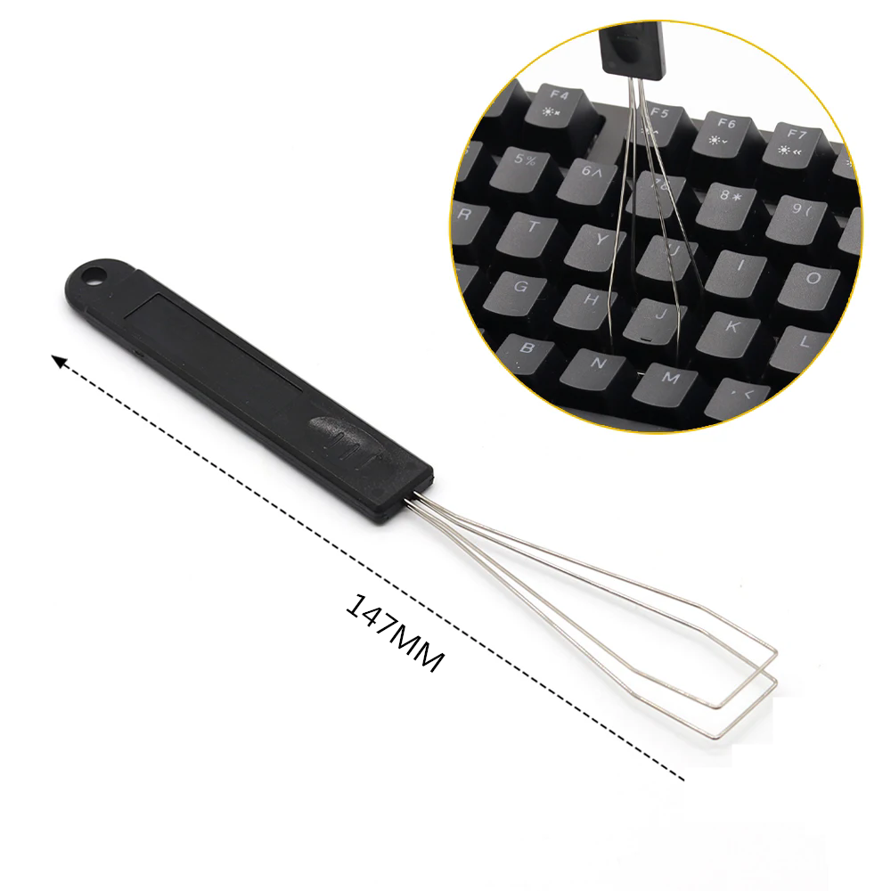 1PC2 In 1 Multi-Purpose Mechanical Keyboard Key Cap Puller Universal Keycap Shaft Remover Button Extractor Keyboards Accessories