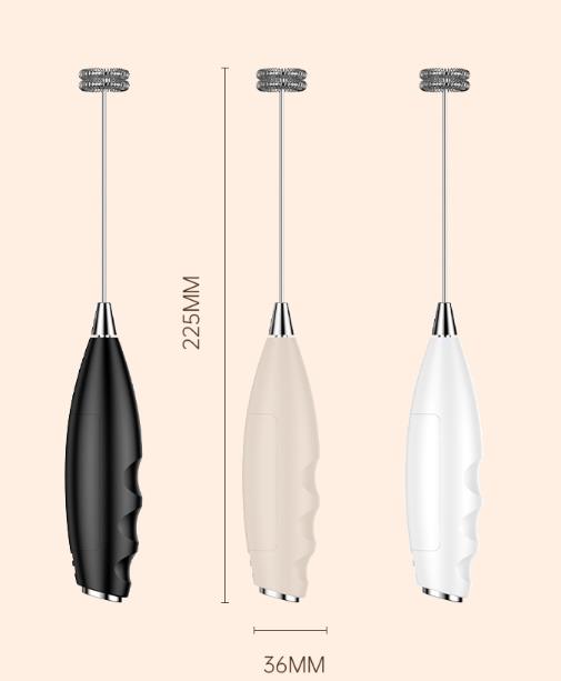 1PC  Handheld Foam Maker For Latte Mini Whisk Coffee Cappuccino Frappe Matcha Hot Chocolate Egg Beater Electric Mixer