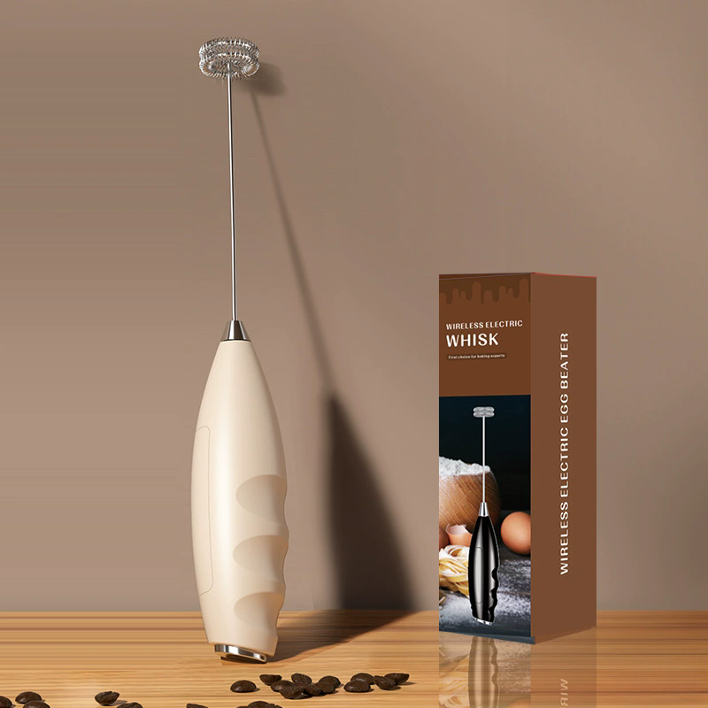 1PC  Handheld Foam Maker For Latte Mini Whisk Coffee Cappuccino Frappe Matcha Hot Chocolate Egg Beater Electric Mixer