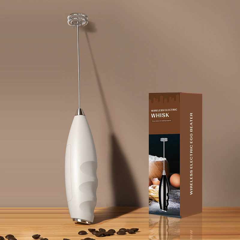 1PC  Handheld Foam Maker For Latte Mini Whisk Coffee Cappuccino Frappe Matcha Hot Chocolate Egg Beater Electric Mixer