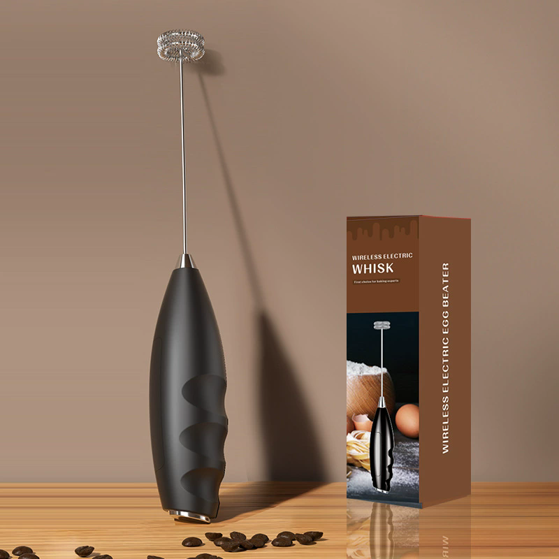 1PC  Handheld Foam Maker For Latte Mini Whisk Coffee Cappuccino Frappe Matcha Hot Chocolate Egg Beater Electric Mixer