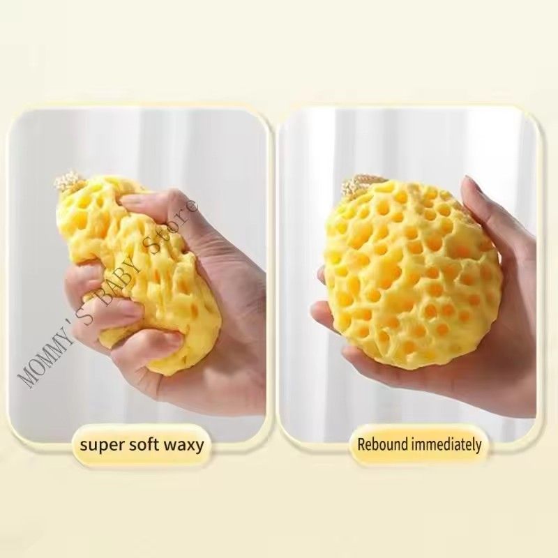 1PC  Comfortable Honeycomb Bath Ball Body Cleaning Soft Bath Ball Does Not Fall Apart Soft Bath Sponge Bath Ball