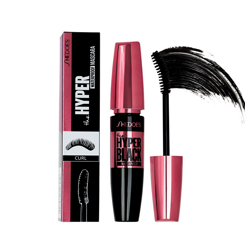 1PC  Waterproof  Mascara Thick Long Smudge-proof Plump Encrypted Long-lasting Curling Large Eye Makeup, Makeup Tools view 10