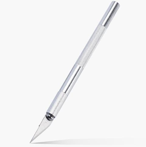 1PC  Aluminum Alloy Wood Cutter Knifes Carve Tool Sculpture Utility Engrave Sharp Metal Scalpel Woodcarve Blade