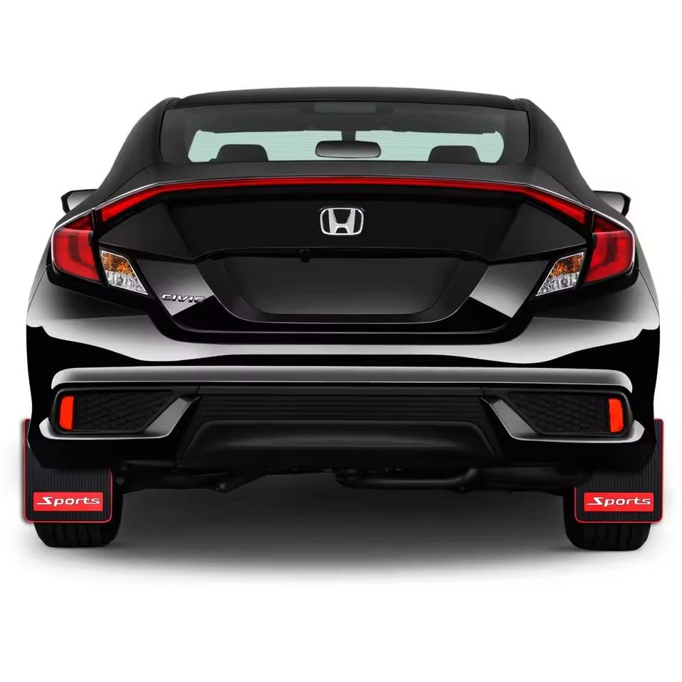 2PCS car mudguard universal rubber mudguard soft and collision free mud board splash proof car