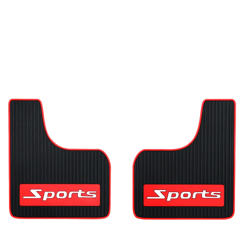 2PCS car mudguard universal rubber mudguard soft and collision free mud board splash proof car