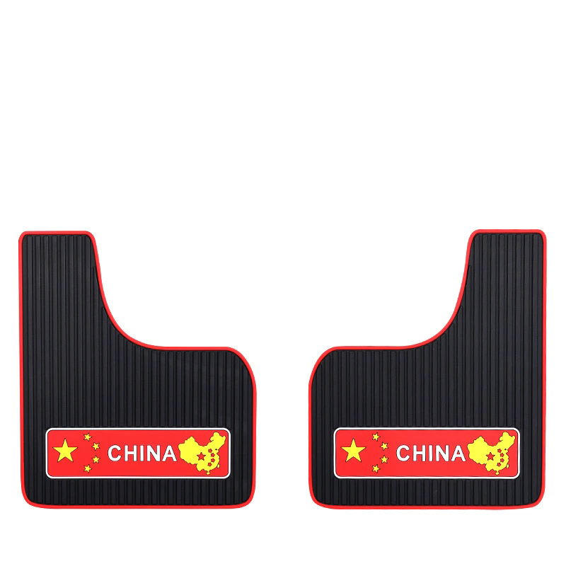 2PCS car mudguard universal rubber mudguard soft and collision free mud board splash proof car