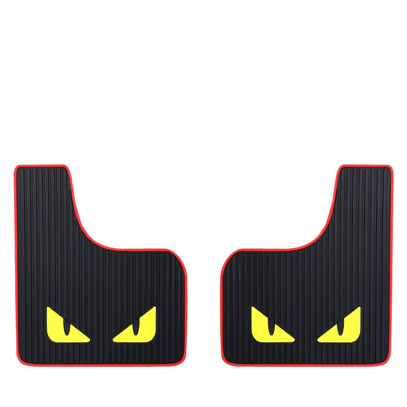 2PCS car mudguard universal rubber mudguard soft and collision free mud board splash proof car