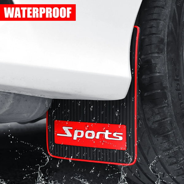 2PCS car mudguard universal rubber mudguard soft and collision free mud board splash proof car