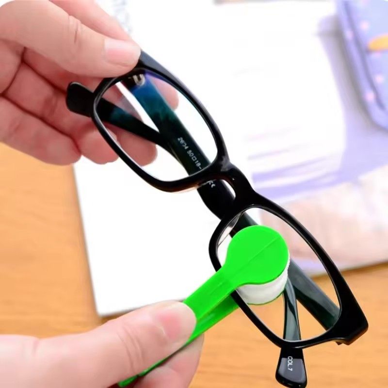 10PCS  Portable Multifunctional Glasses Cleaning Rub Eyeglass Sunglasses Spectacles Microfiber Cleaning Brushes Wiping Tools