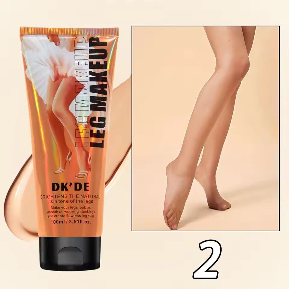 1PCWaterproof Leg Foundation Makeup Bronze Highlighter High Coverage Concealer Smoother Legs High-capacity Leg Makeup Base Woman