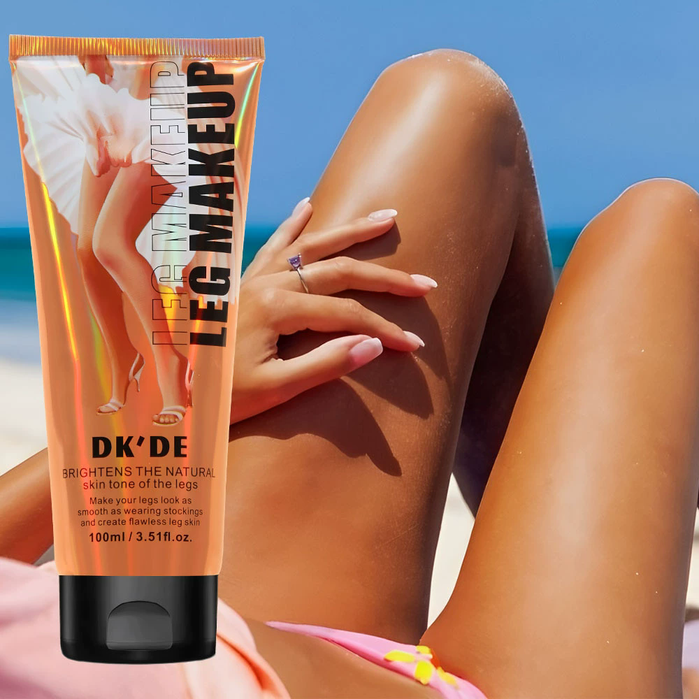 1PCWaterproof Leg Foundation Makeup Bronze Highlighter High Coverage Concealer Smoother Legs High-capacity Leg Makeup Base Woman