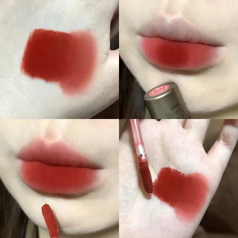 1PC Single layer velvet concentrated lip gloss, affordable makeup, bare lipstick, concentrated lip mud, soft mist texture view 9