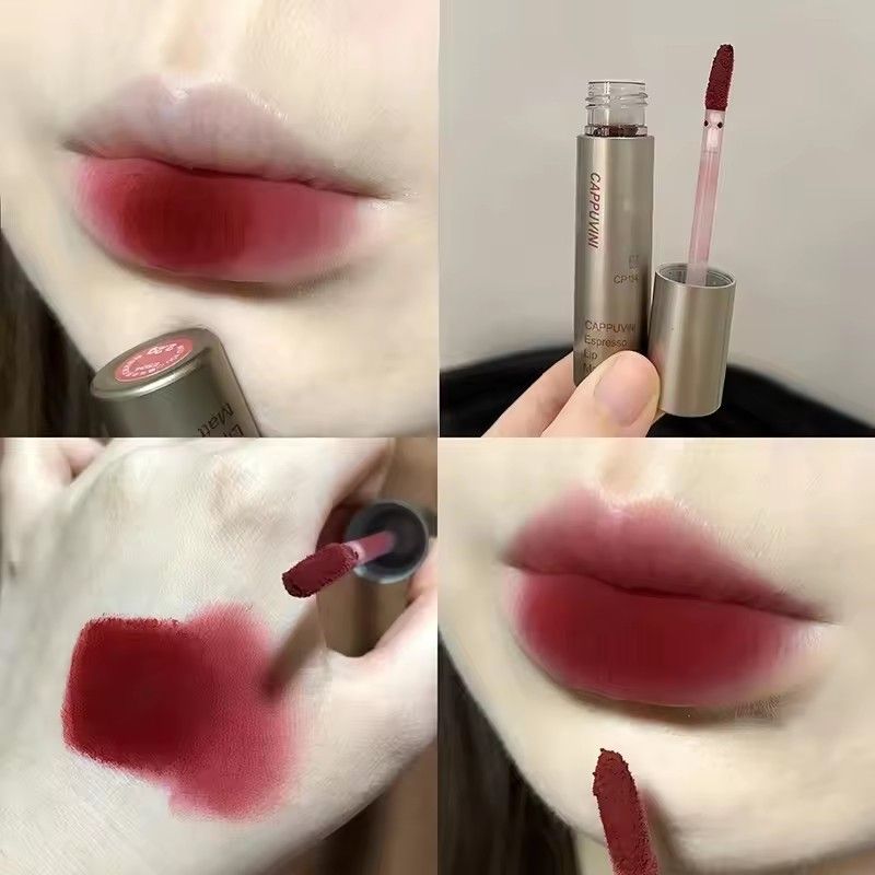 1PC Single layer velvet concentrated lip gloss, affordable makeup, bare lipstick, concentrated lip mud, soft mist texture view 2