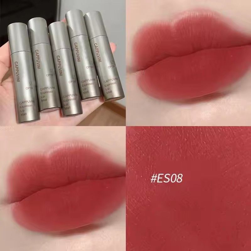 1PC Single layer velvet concentrated lip gloss, affordable makeup, bare lipstick, concentrated lip mud, soft mist texture view 10