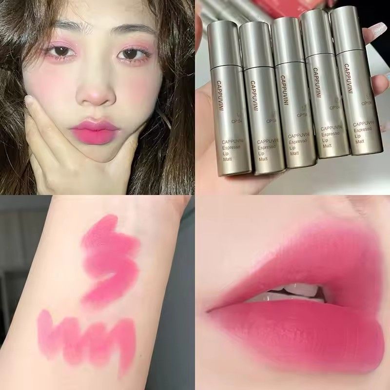 1PC Single layer velvet concentrated lip gloss, affordable makeup, bare lipstick, concentrated lip mud, soft mist texture view 4