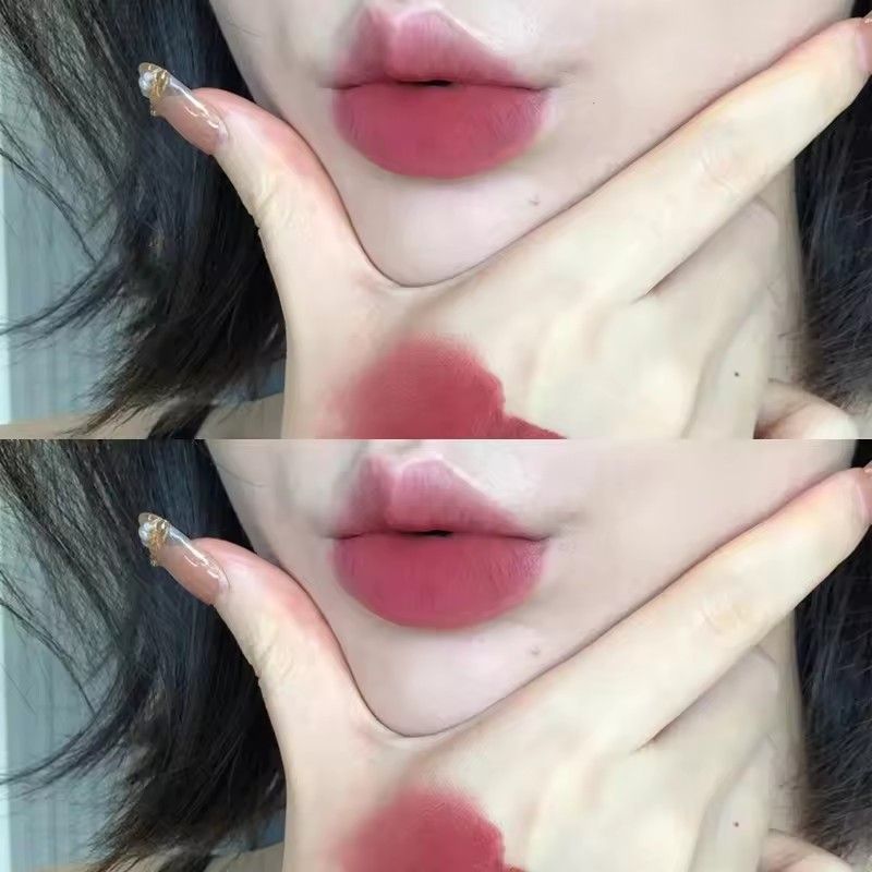 1PC Single layer velvet concentrated lip gloss, affordable makeup, bare lipstick, concentrated lip mud, soft mist texture view 5