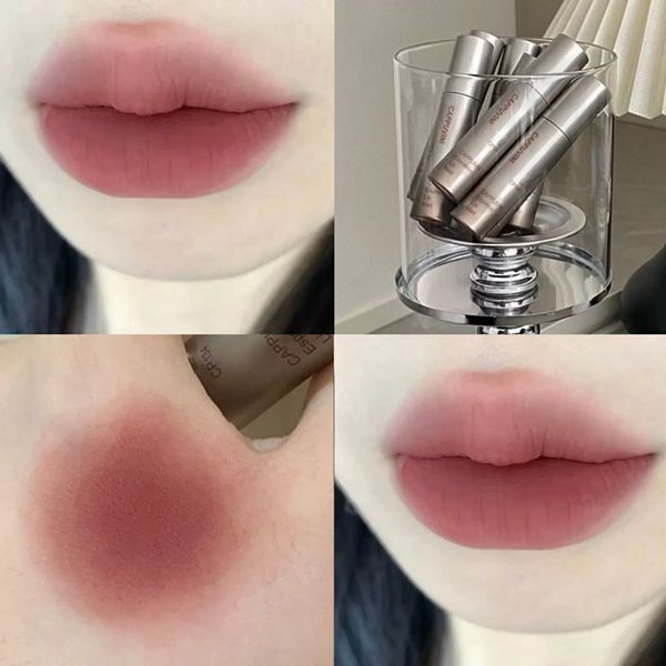 1PC Single layer velvet concentrated lip gloss, affordable makeup, bare lipstick, concentrated lip mud, soft mist texture view 3