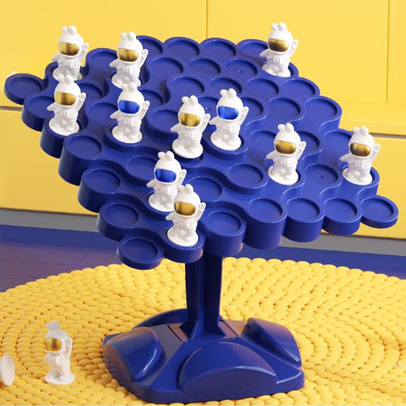 1PC  Children's Balance Tree Chessboard Astronaut Balance Board Desktop Party FunParent Child Interactive Game Building Blocks Toy