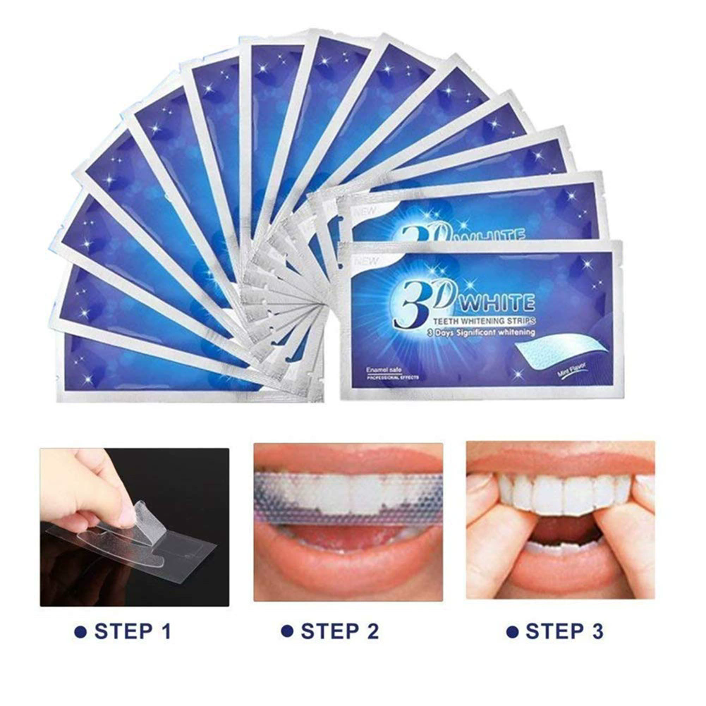 Tooth Whitening Dry Tooth Paste Bleaching Tooth Sticky Gel Whitening Strip High Elastic Oral Care Hygiene