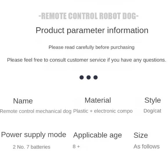 1PCRobot Children's Remote Control Mechanical Dog Toy Science Teaching Diy Assembling Model Electric Set Toys for Boys Kids Gift
