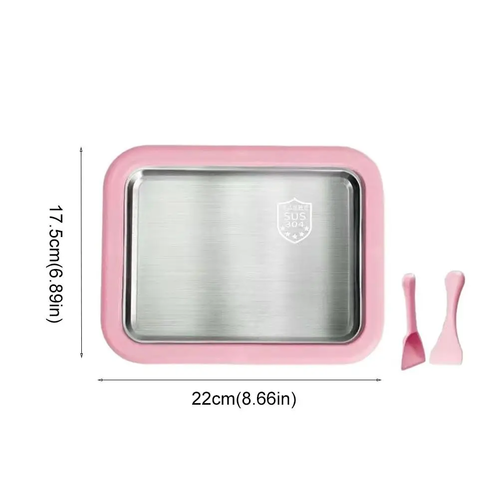 1 set of ice cream machine, household small stir fry yogurt machine, non plug DIY stir fry tray, household kitchen tools