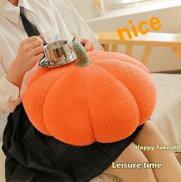 1PC New Pumpkin Pillow Plush Toy Cushion Pumpkin Sofa Pillow Halloween Children'S Gift Toy Furniture Decoration Desktop Ornament