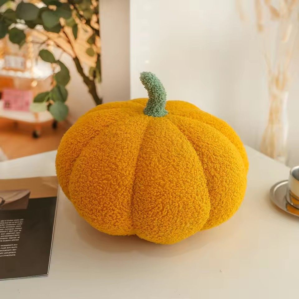 1PC New Pumpkin Pillow Plush Toy Cushion Pumpkin Sofa Pillow Halloween Children'S Gift Toy Furniture Decoration Desktop Ornament