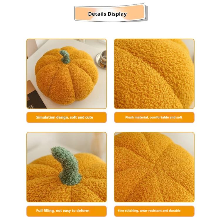 1PC New Pumpkin Pillow Plush Toy Cushion Pumpkin Sofa Pillow Halloween Children'S Gift Toy Furniture Decoration Desktop Ornament