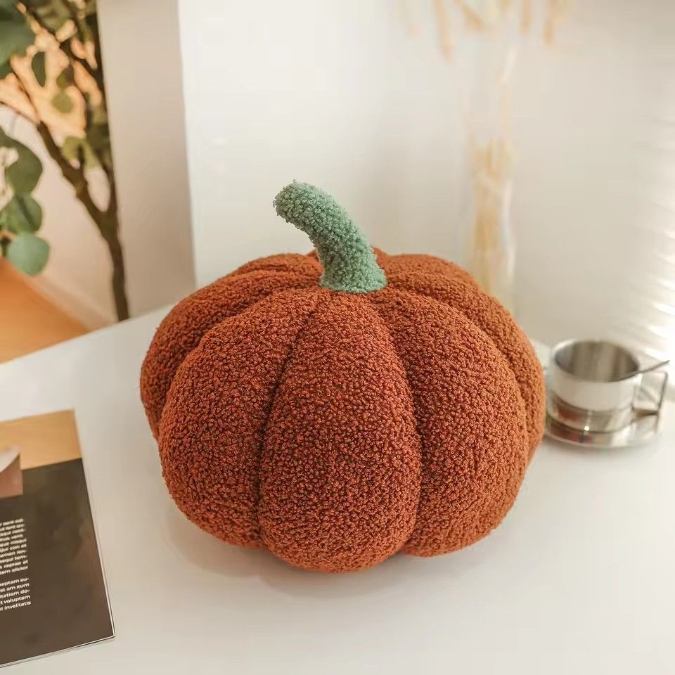 1PC New Pumpkin Pillow Plush Toy Cushion Pumpkin Sofa Pillow Halloween Children'S Gift Toy Furniture Decoration Desktop Ornament