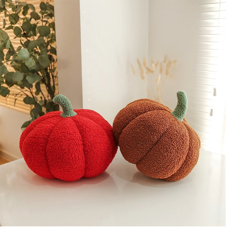 1PC New Pumpkin Pillow Plush Toy Cushion Pumpkin Sofa Pillow Halloween Children'S Gift Toy Furniture Decoration Desktop Ornament