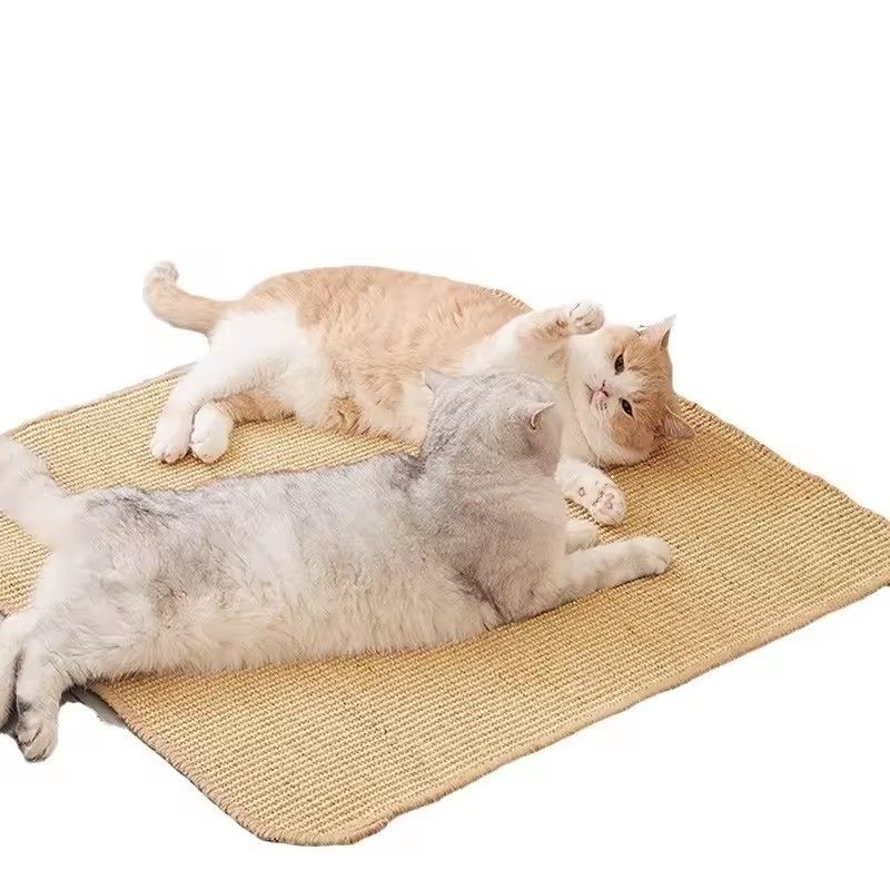1PC   Scratcher Sisal Hemp Board Wall Pad Furniture Protective Scratching Post For Cat Paw Training