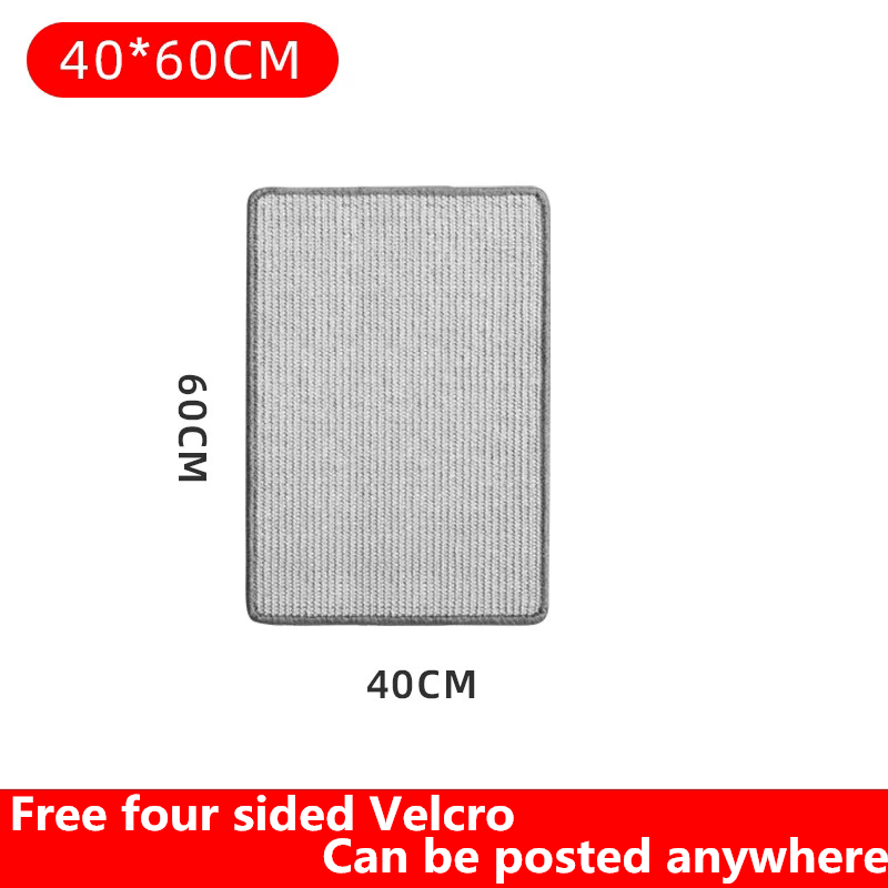 1PC   Scratcher Sisal Hemp Board Wall Pad Furniture Protective Scratching Post For Cat Paw Training