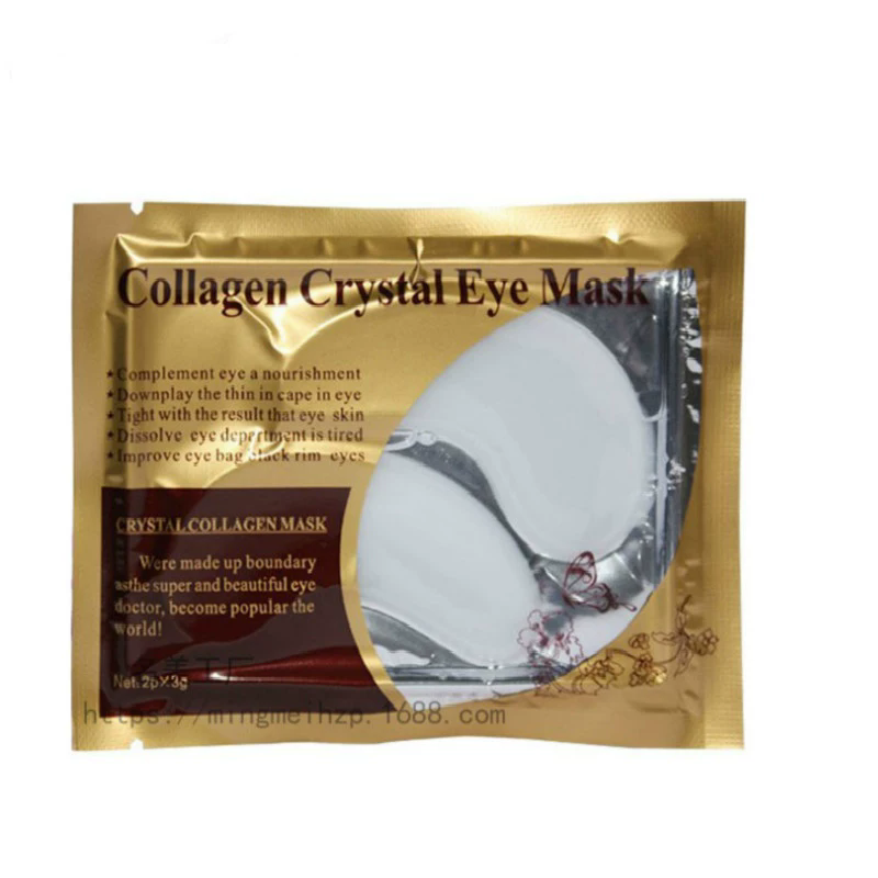 10 Pcs Crystal Collagen Gold Eye Mask Anti-Aging Dark Circles Acne Beauty Patches for Eye Skin Care Korean Cosmetics