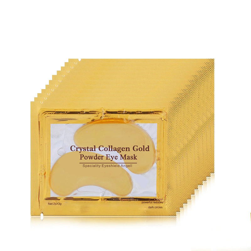 10 Pcs Crystal Collagen Gold Eye Mask Anti-Aging Dark Circles Acne Beauty Patches for Eye Skin Care Korean Cosmetics