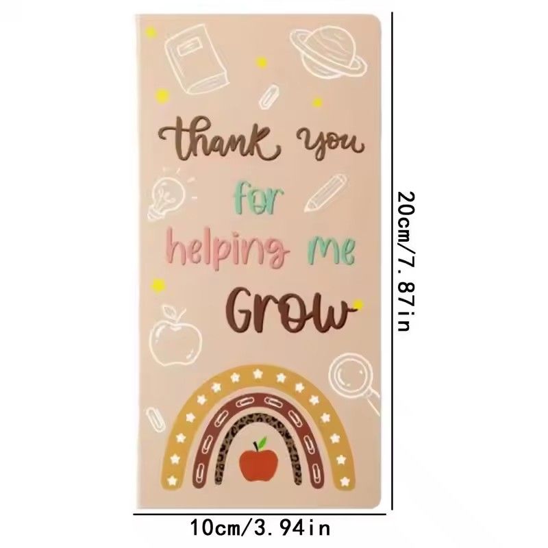 1PC  English Teacher's Sticky Note N Times Can Be Torn Cartoon Color Combination Special-Shaped Student Notes