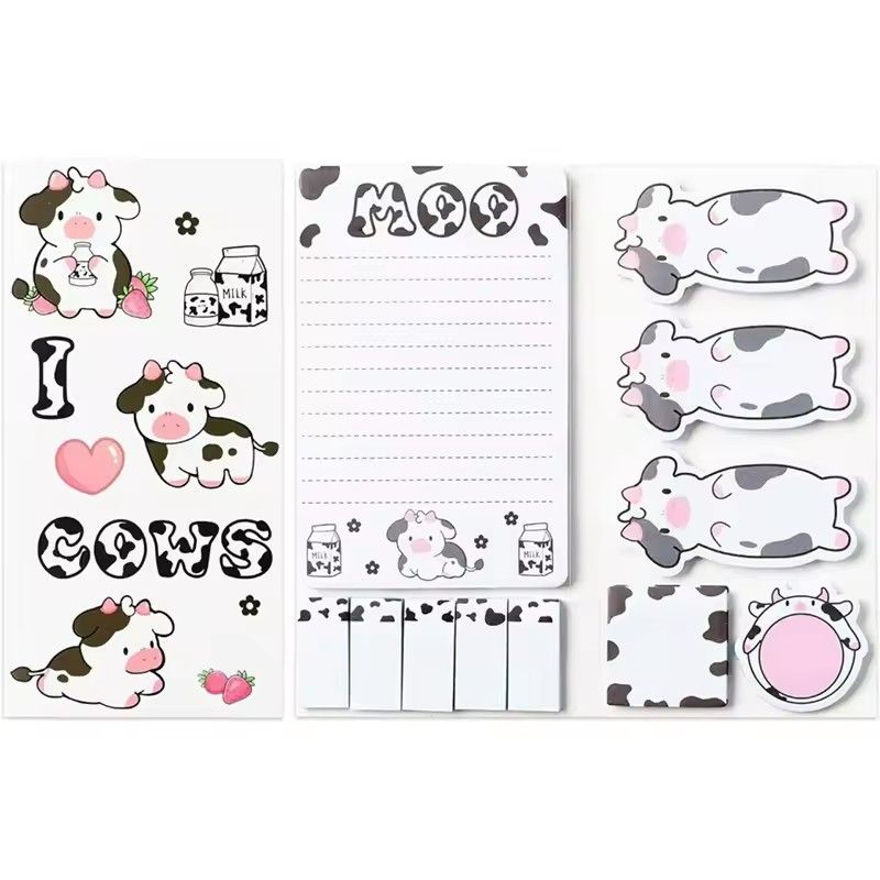 1PC  English Teacher's Sticky Note N Times Can Be Torn Cartoon Color Combination Special-Shaped Student Notes