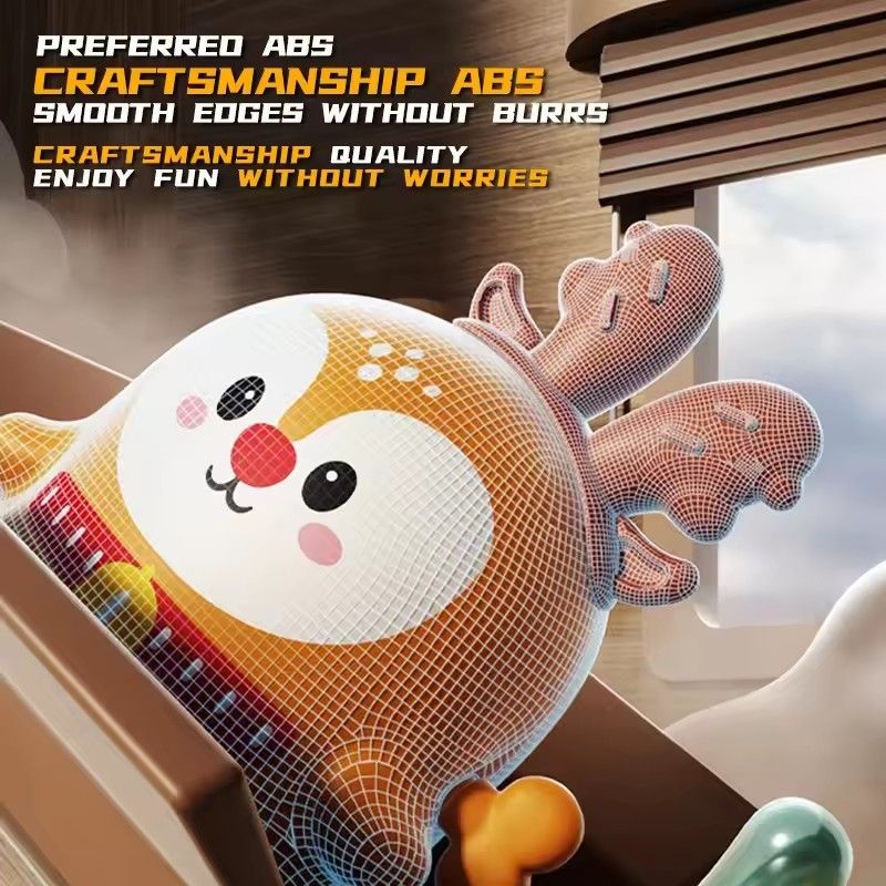 1PC  Fun Halloween Christmas Magic Twist And Stress Relieving Toy Chain Clocking Ghost Elk Devil Twist Dance Trick Creative Toy