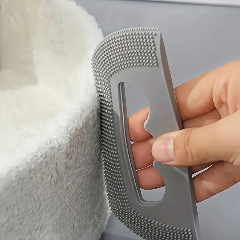 1Pc Pet Hair Remover for Car Interior Reusable Rubber Sheet Lint Removal Tool for Carpet Rug Couch Auto Detailing Furniture