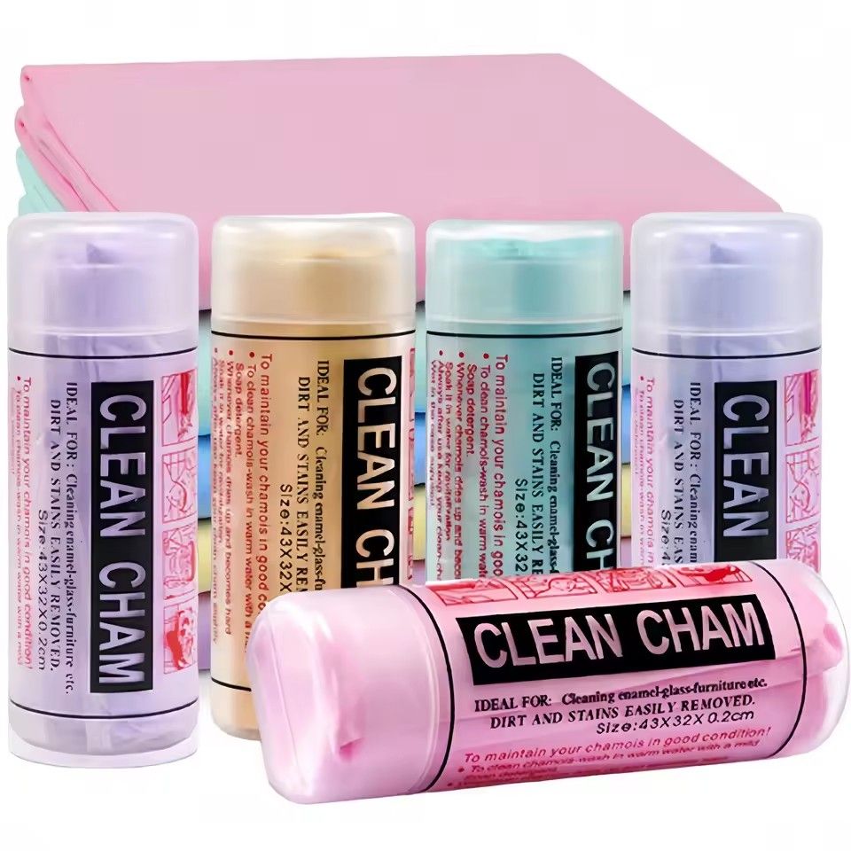 2PCS  Super Absorbent Towel Magical Auto Care Suede Chamois Towels Car Cleaning Towel Wash Cloth Car Wash Brush Cleaning