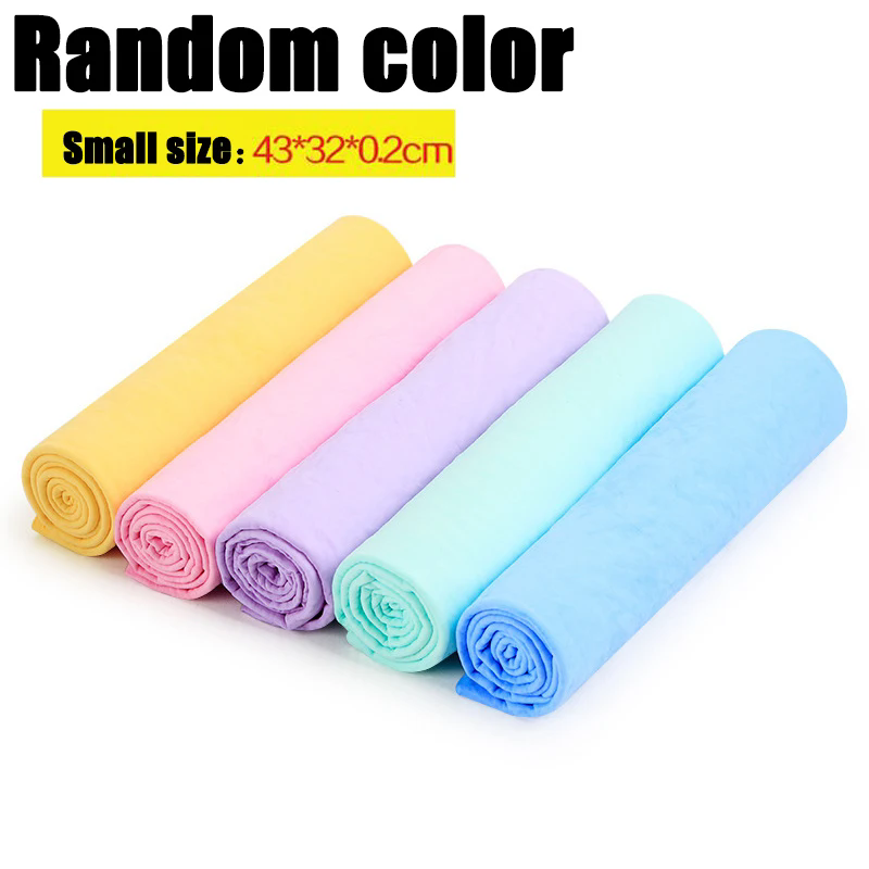 2PCS  Super Absorbent Towel Magical Auto Care Suede Chamois Towels Car Cleaning Towel Wash Cloth Car Wash Brush Cleaning