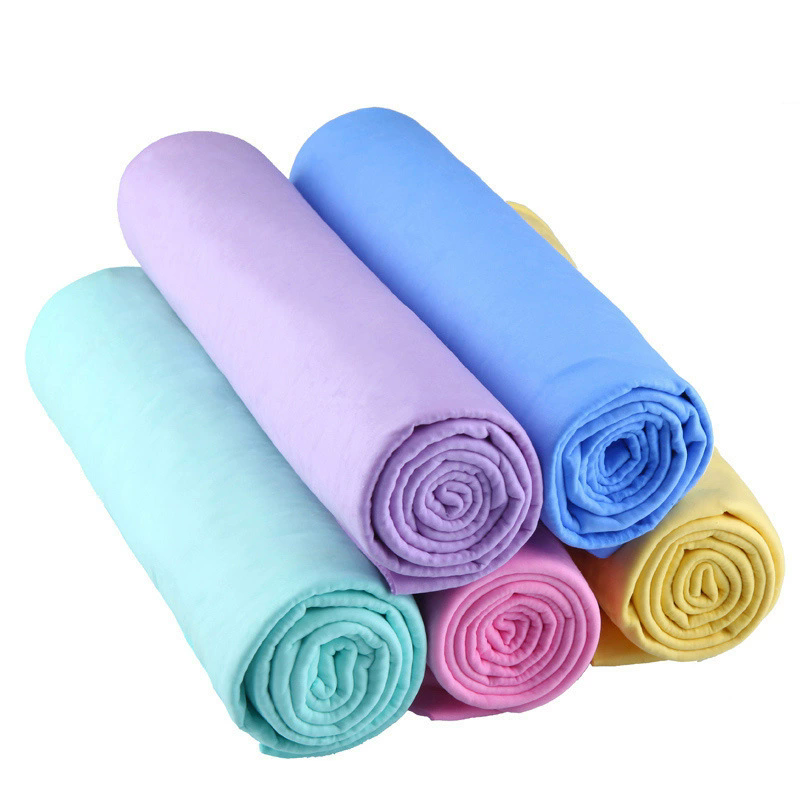 2PCS  Super Absorbent Towel Magical Auto Care Suede Chamois Towels Car Cleaning Towel Wash Cloth Car Wash Brush Cleaning