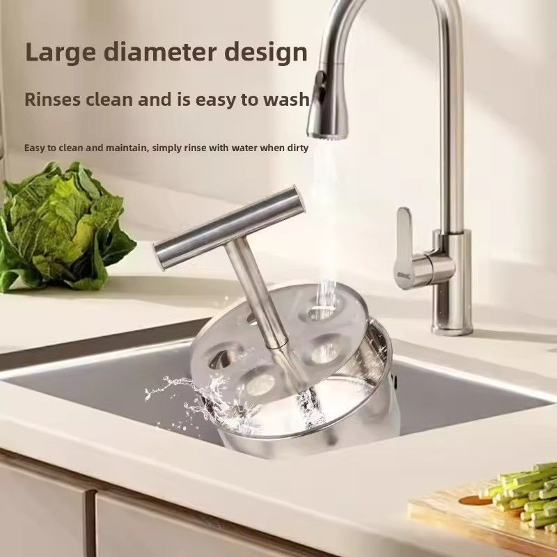 1PC  Stainless steel meat press manual multifunctional production tool, householdKitchen Manual Mold