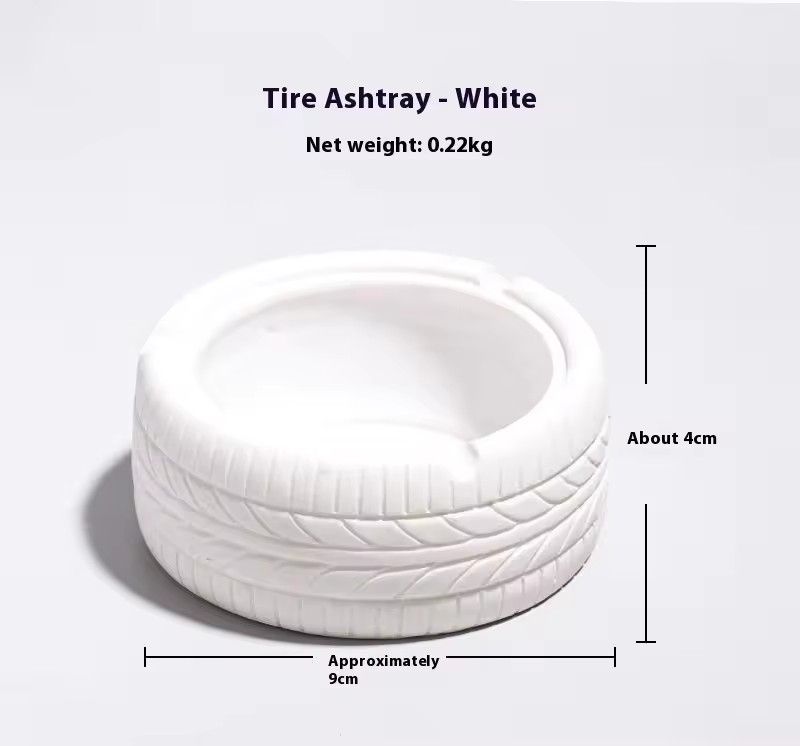 1PC   American Retro Personality Trend Tire Ashtray Creative Home Bar Nordic Ins Decorative Ornaments Ashtray