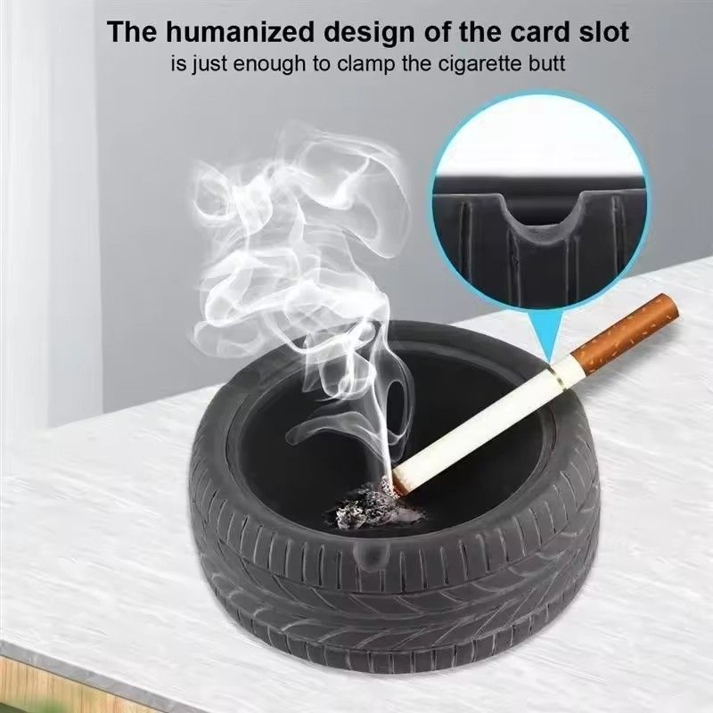 1PC   American Retro Personality Trend Tire Ashtray Creative Home Bar Nordic Ins Decorative Ornaments Ashtray