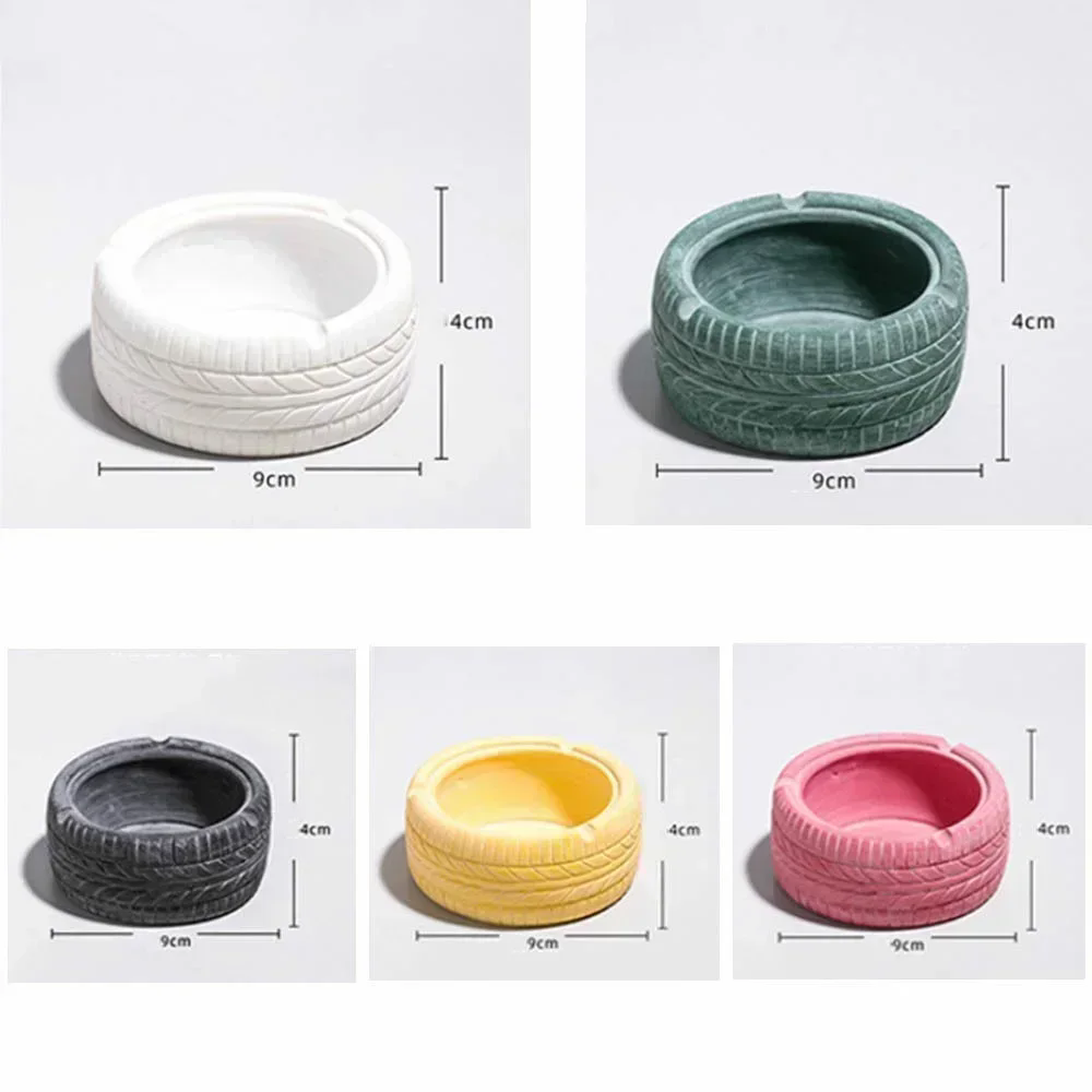 1PC   American Retro Personality Trend Tire Ashtray Creative Home Bar Nordic Ins Decorative Ornaments Ashtray