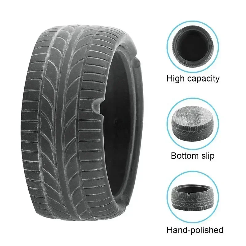 1PC   American Retro Personality Trend Tire Ashtray Creative Home Bar Nordic Ins Decorative Ornaments Ashtray