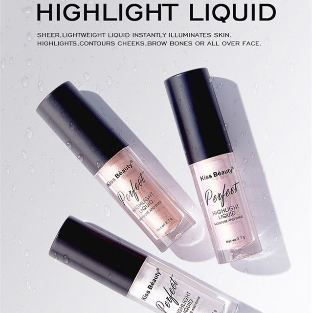 1PC  Liquid Highlighter Face Contouring Pearlescent Makeup Brightener Bronzer Glow Body Face Contour Shimmer Cosmetics