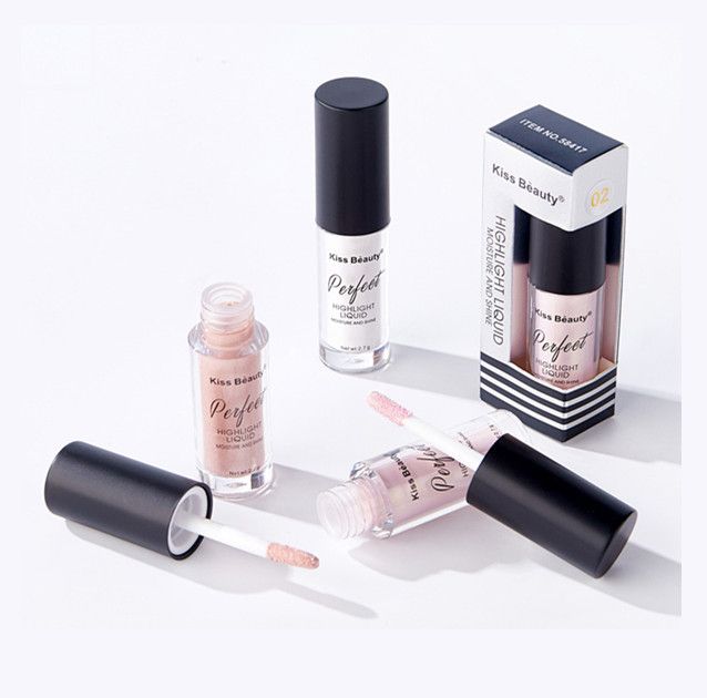 1PC  Liquid Highlighter Face Contouring Pearlescent Makeup Brightener Bronzer Glow Body Face Contour Shimmer Cosmetics